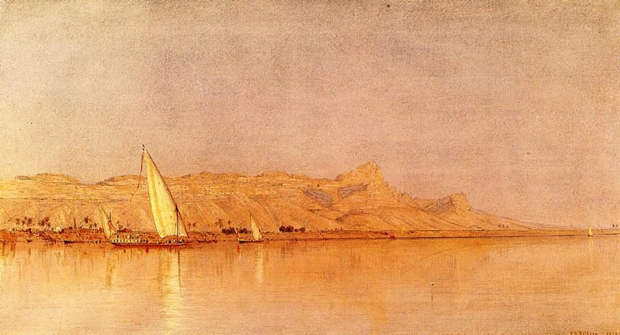 Sanford Robinson Gifford On the Nile, Gebel Shekh Hereedee